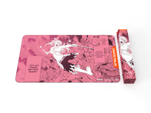 UniVersus: Fairy Tail All Fired Up! - Playmat: Erza (61 x 36 cm) - in gebruik
