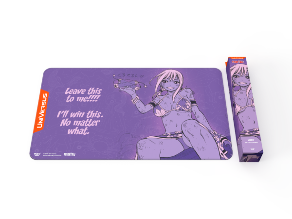 UniVersus: Fairy Tail All Fired Up! - Playmat: Lucy (61 x 36 cm) - in gebruik