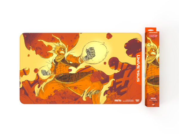 UniVersus: Fairy Tail All Fired Up! - Playmat: Natsu (61 x 36 cm) - achterzijde