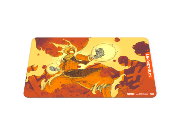 UniVersus: Fairy Tail All Fired Up! - Playmat: Natsu (61 x 36 cm) - detailopname
