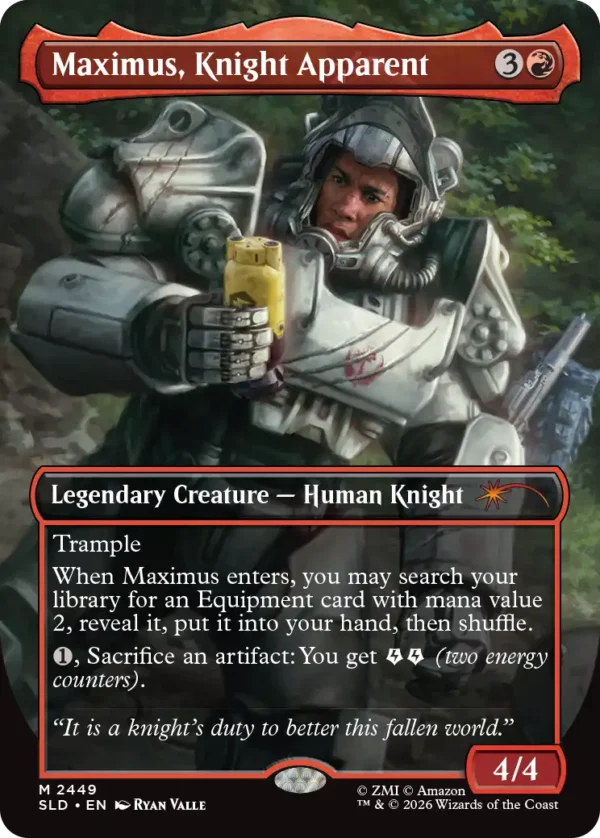 maximus knight apparent Secret Lair x Fallout- Beyond Vault 33 (Non-Foil)