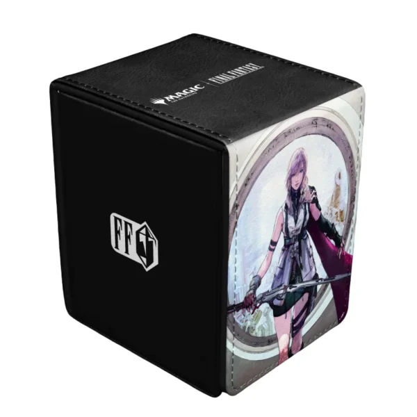 ultra-pro-final-fantasy-alcove-flip-deck-box-premium-for-mtg-lightning-army-of-one
