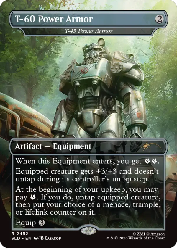 t60 power armor Secret Lair x Fallout- Beyond Vault 33 (Non-Foil)