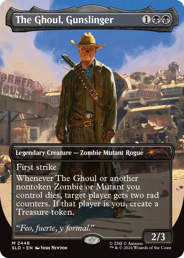 the ghoul gunslinger Secret Lair x Fallout- Beyond Vault 33 (Non-Foil)