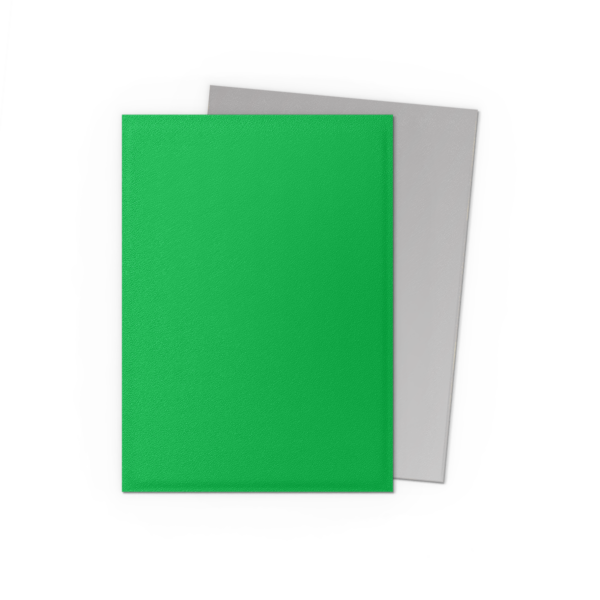 Dragon Shield: Applegreen & Silver - 100x Matte Dual Sleeves - Standard Size - kleurdetail
