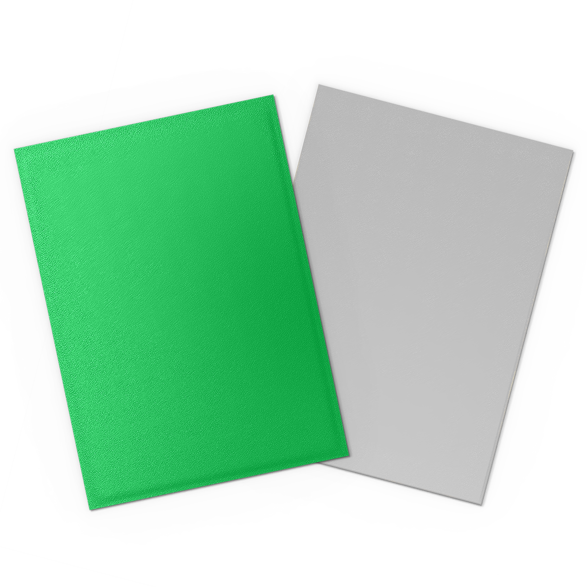 Dragon Shield: Applegreen & Silver - 100x Matte Dual Sleeves - Standard Size - verpakking zijkant