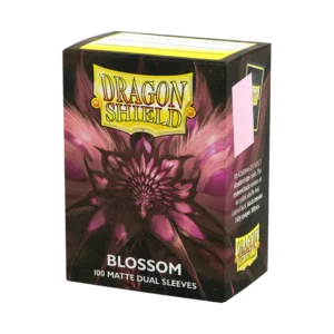Dragon Shield: Blossom - 100x Matte Dual Sleeves - Standard Size - verpakking vooraan
