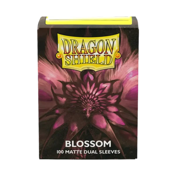 Dragon Shield: Blossom - 100x Matte Dual Sleeves - Standard Size - achterzijde verpakking