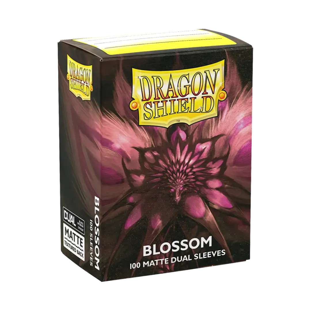 Dragon Shield: Blossom - 100x Matte Dual Sleeves - Standard Size - sleeve detail