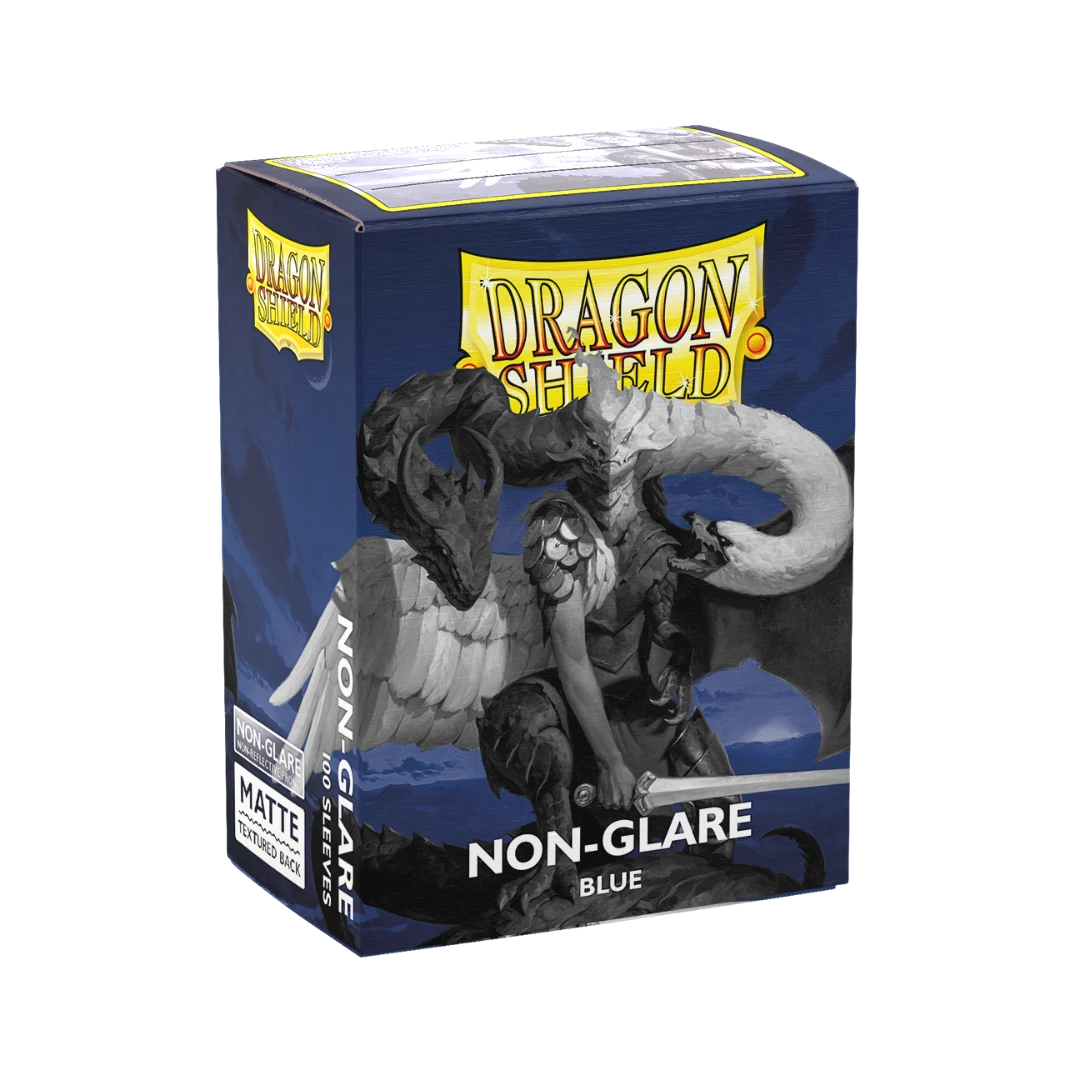 Dragon Shield: Blue - 100x Non-Glare Matte Sleeves - Standard Size - in gebruik