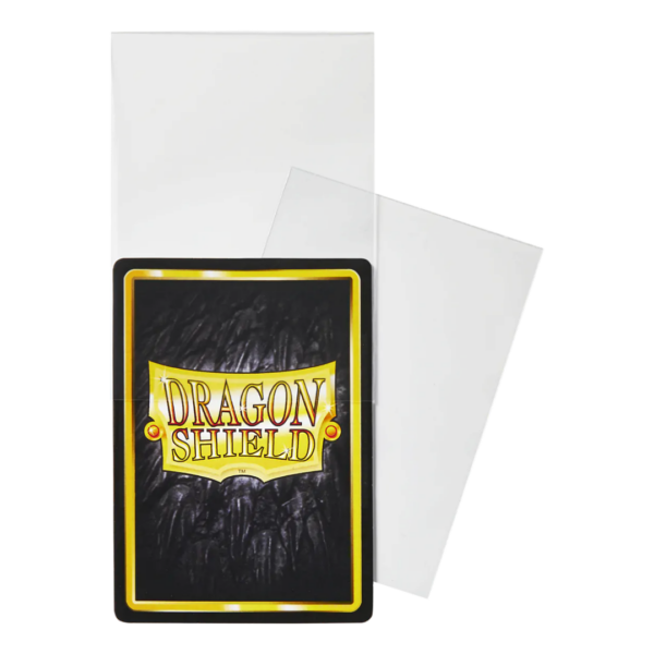 Dragon Shield: Clear - 100x Perfect Fit Thick Inner Sleeves - Standard Size - achterzijde verpakking