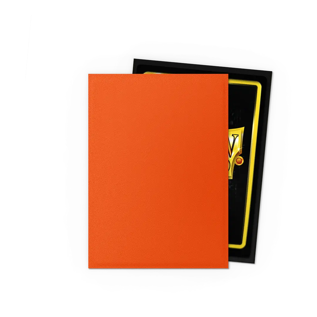 Dragon Shield: Ember - 100x Matte Dual Sleeves - Standard Size - achterzijde verpakking