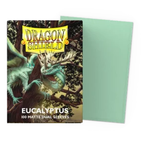 Dragon Shield: Eucalyptus - 100x Matte Dual Sleeves - Standard Size - verpakking vooraan