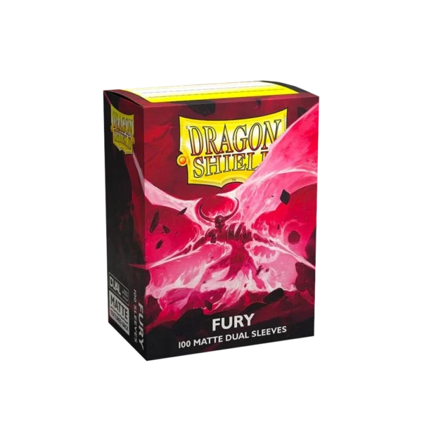 Dragon Shield: Fury - 100x Matte Dual Sleeves - Standard Size - sleeve detail