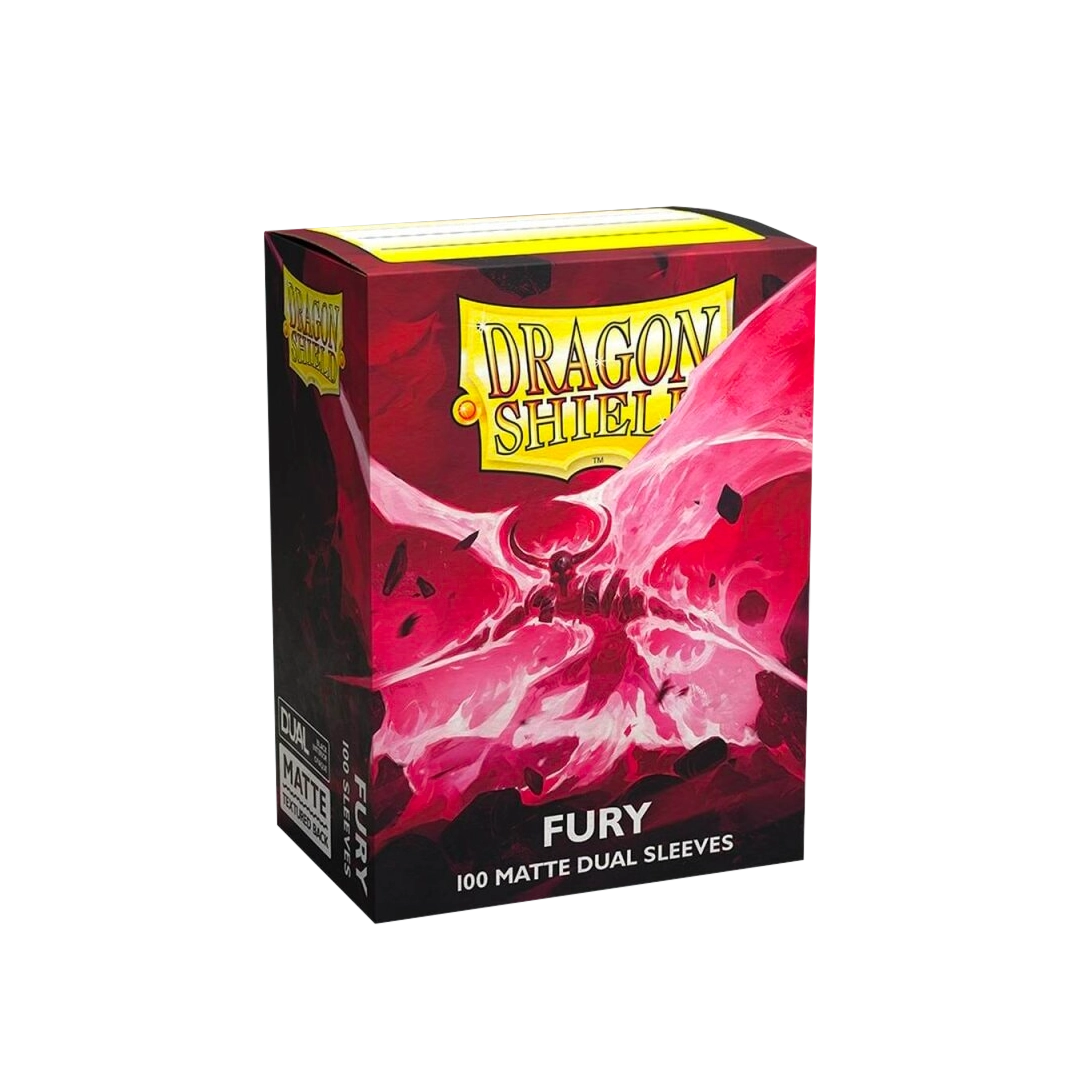 Dragon Shield: Fury - 100x Matte Dual Sleeves - Standard Size - sleeve detail