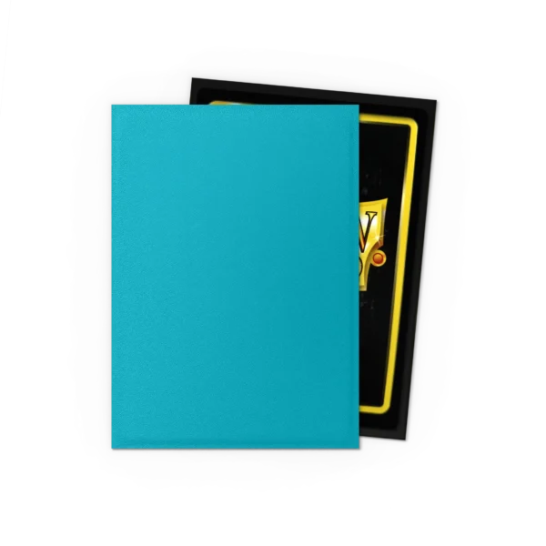 Dragon Shield: Glacier - 100x Matte Dual Sleeves - Standard Size - achterzijde verpakking