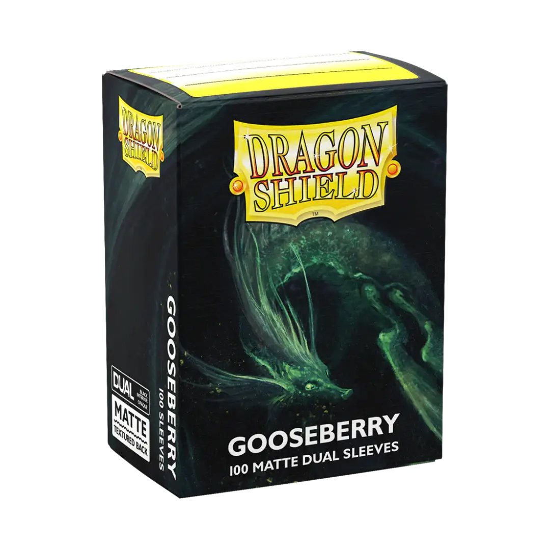 Dragon Shield: Gooseberry - 100x Matte Dual Sleeves - Standard Size - sleeve detail