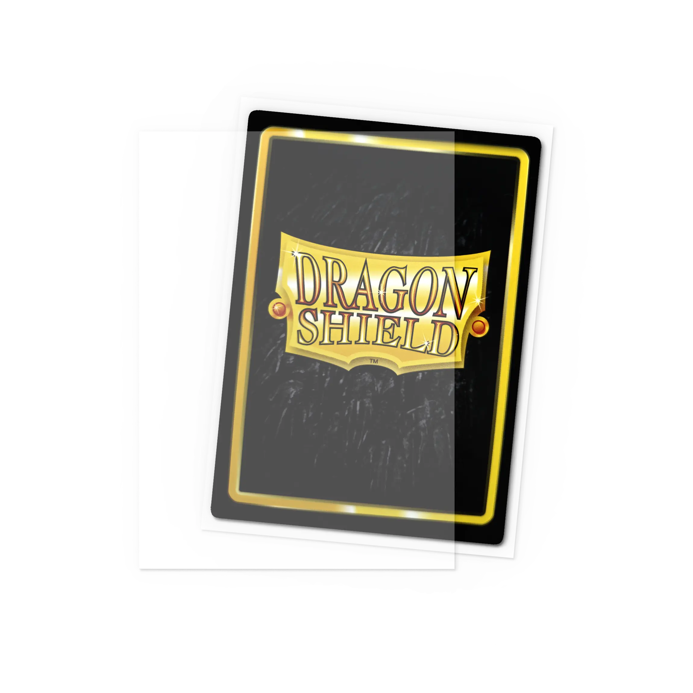 Dragon Shield: Clear - 100x Non-Glare Matte Sleeves - Standard Size - achterzijde verpakking