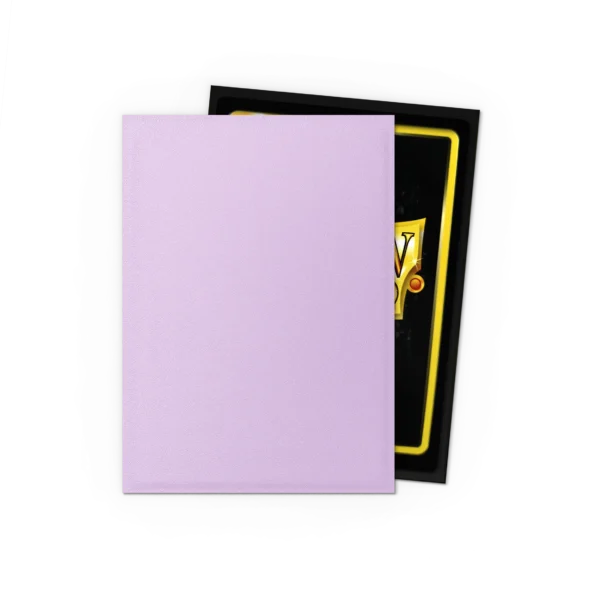 Dragon Shield: Orchid - 100x Matte Dual Sleeves - Standard Size - achterzijde verpakking