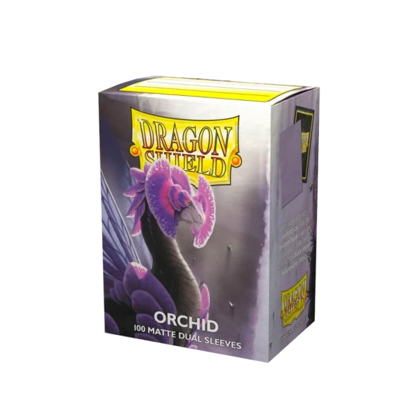 Dragon Shield: Orchid - 100x Matte Dual Sleeves - Standard Size - sleeve detail