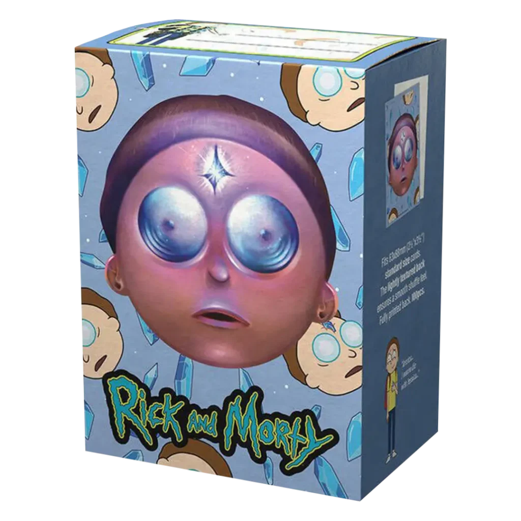 Dragon Shield: Rick & Morty - Morty - 100x Brushed Art Sleeves - Standard Size - verpakking vooraan