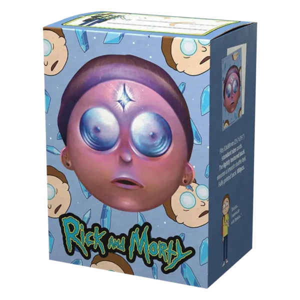 Dragon Shield: Rick & Morty - Morty - 100x Brushed Art Sleeves - Standard Size - verpakking vooraan