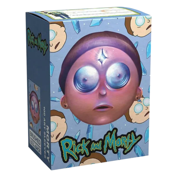 Dragon Shield: Rick & Morty - Morty - 100x Brushed Art Sleeves - Standard Size - sleeve detail
