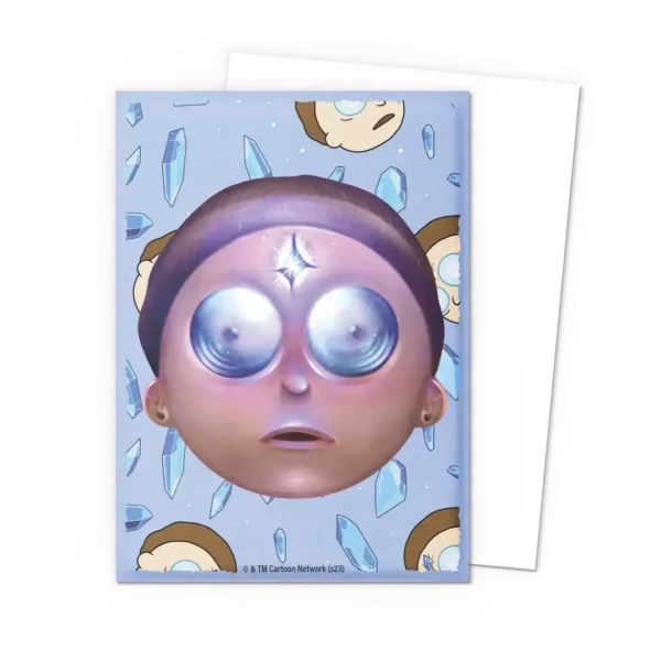 Dragon Shield: Rick & Morty - Morty - 100x Brushed Art Sleeves - Standard Size - in gebruik