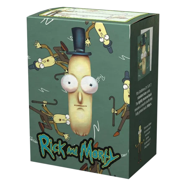 Dragon Shield: Rick & Morty - Mr. Poopy Butthole - 100x Brushed Art Sleeves - Standard Size - verpakking vooraan