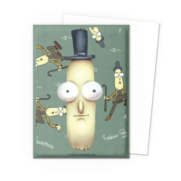Dragon Shield: Rick & Morty - Mr. Poopy Butthole - 100x Brushed Art Sleeves - Standard Size - in gebruik
