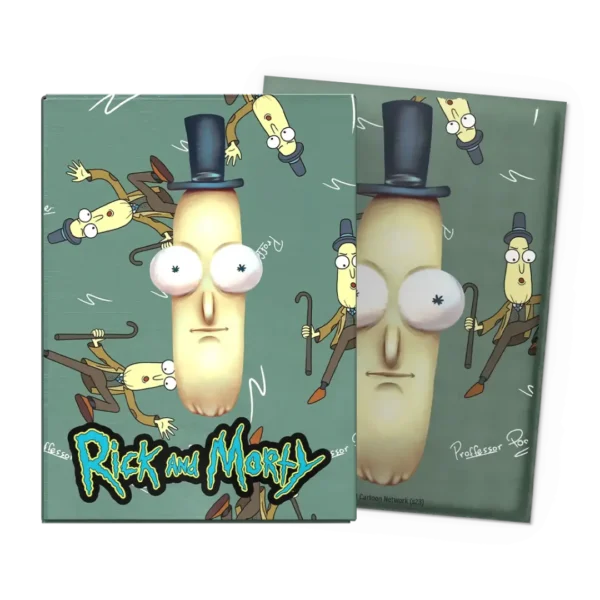 Dragon Shield: Rick & Morty - Mr. Poopy Butthole - 100x Brushed Art Sleeves - Standard Size - kleurdetail