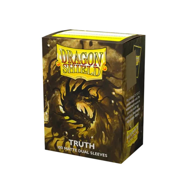 Dragon Shield: Truth - 100x Matte Dual Sleeves - Standard Size - achterzijde verpakking
