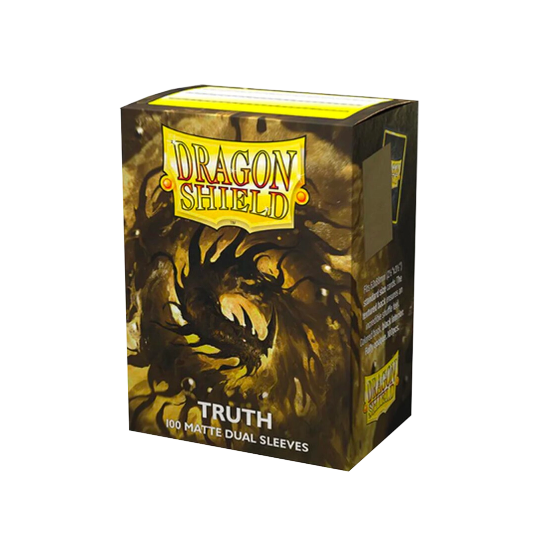 Dragon Shield: Truth - 100x Matte Dual Sleeves - Standard Size - achterzijde verpakking