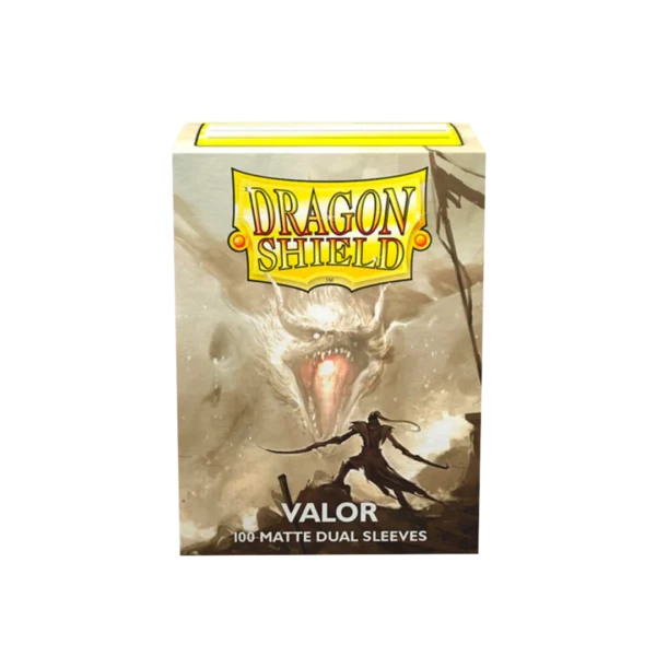 Dragon Shield: Valor - 100x Matte Dual Sleeves - Standard Size - sleeve detail