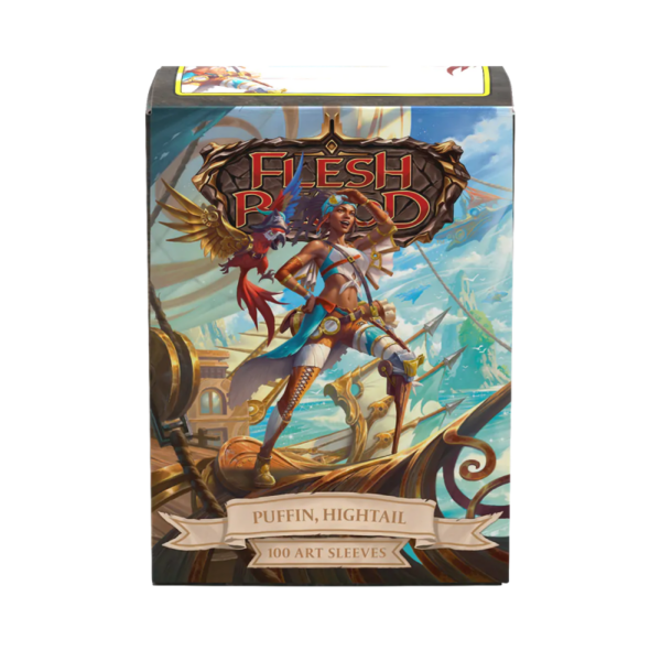 Dragon Shield: Flesh and Blood - Puffin, Hightail - 100x Matte Art Sleeves - Standard Size - detailopname