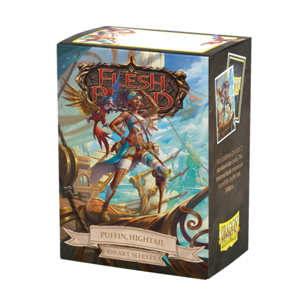Dragon Shield: Flesh and Blood - Puffin, Hightail - 100x Matte Art Sleeves - Standard Size - inhoud