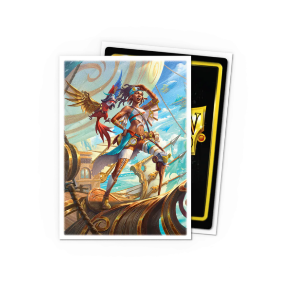 Dragon Shield: Flesh and Blood - Puffin, Hightail - 100x Matte Art Sleeves - Standard Size - in gebruik