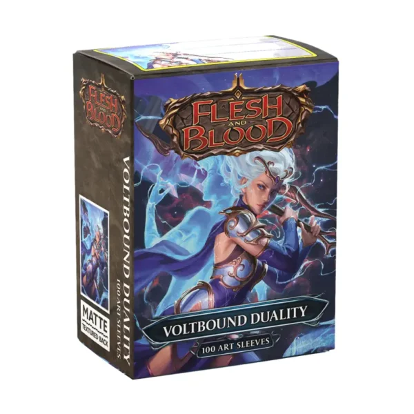 Dragon Shield: Flesh and Blood - Voltbound Duality - 100x Matte Art Sleeves - Standard Size - inhoud
