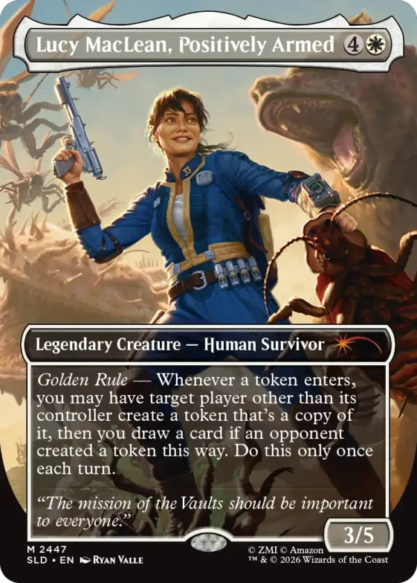Lucy Maclaen positively armed Secret Lair x Fallout- Beyond Vault 33 (Non-Foil)