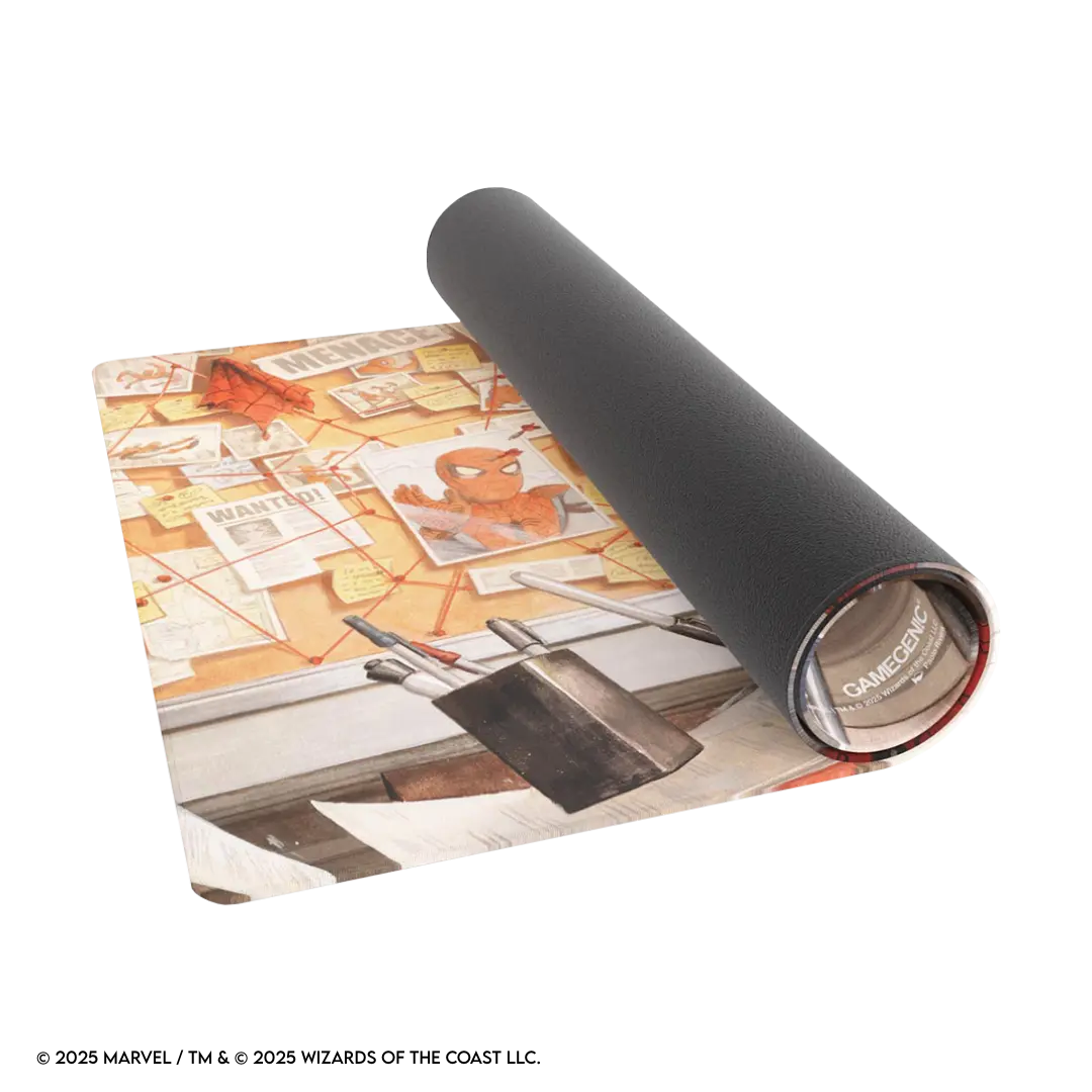 Gamegenic: Magic The Gathering Spider-Man - Prime Playmat: J. Jonah Jameson - 61 x 35 cm - detailopname