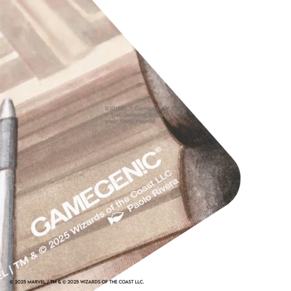 Gamegenic: Magic The Gathering Spider-Man - Prime Playmat: J. Jonah Jameson - 61 x 35 cm - achterzijde