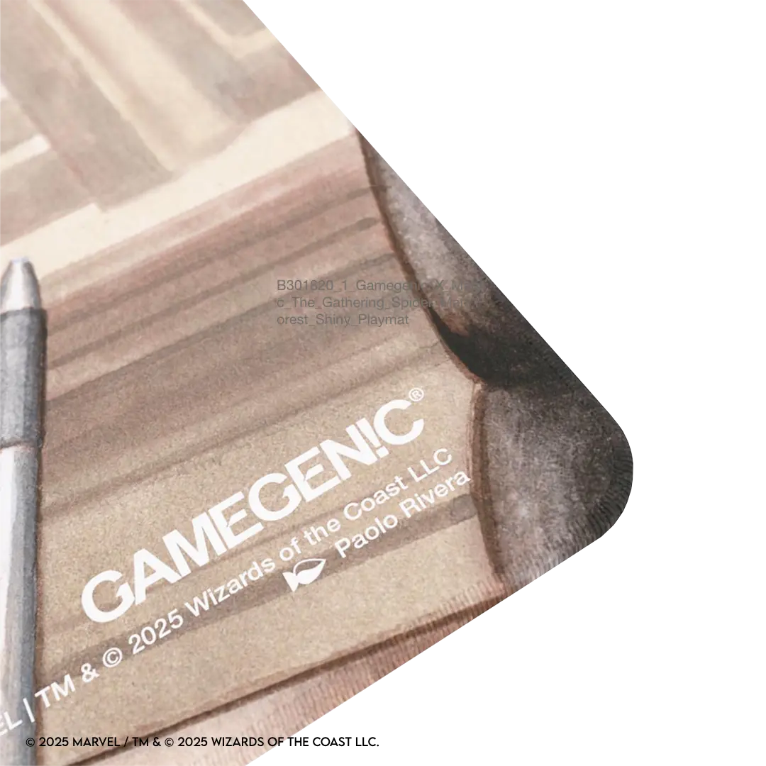 Gamegenic: Magic The Gathering Spider-Man - Prime Playmat: J. Jonah Jameson - 61 x 35 cm - achterzijde