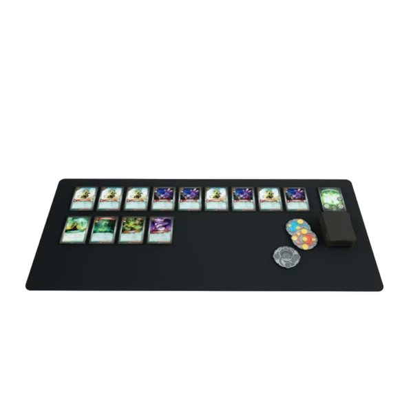 Gamegenic: Prime Playmat XL - Zwart - 80 x 35 cm - detailopname