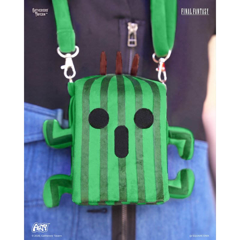 Gatherers' Tavern: Final Fantasy - Cactuar ARTY Box (voor 100+ kaarten) - zijaanzicht