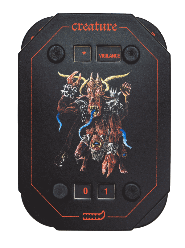 long mouth: Destroy All Tokens Black - Hybrid Token (3 tokens) - detailopname