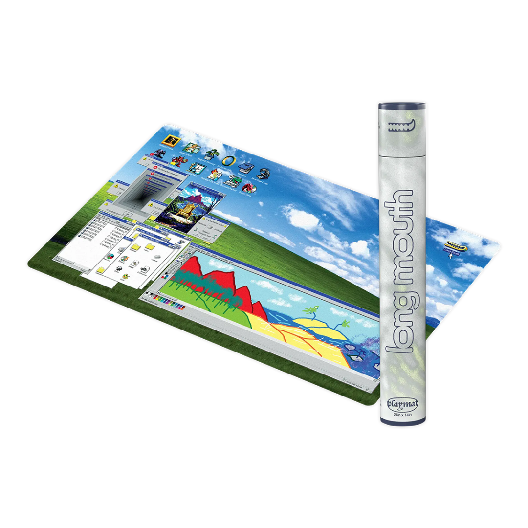 long mouth: Windows The Gathering - Playmat 61 x 35 cm - detailopname