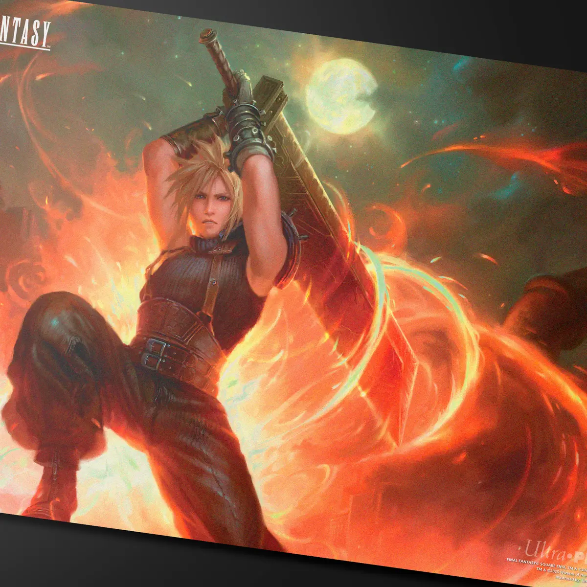 Ultra Pro: Final Fantasy - Final Fantasy Commander A - Playmat 61 x 35 cm - mat uitgerold