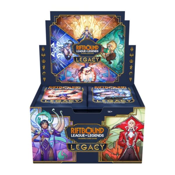 Riftbound: League of Legends: Legacy - Booster Display (24 boosters) - Engels - achterzijde