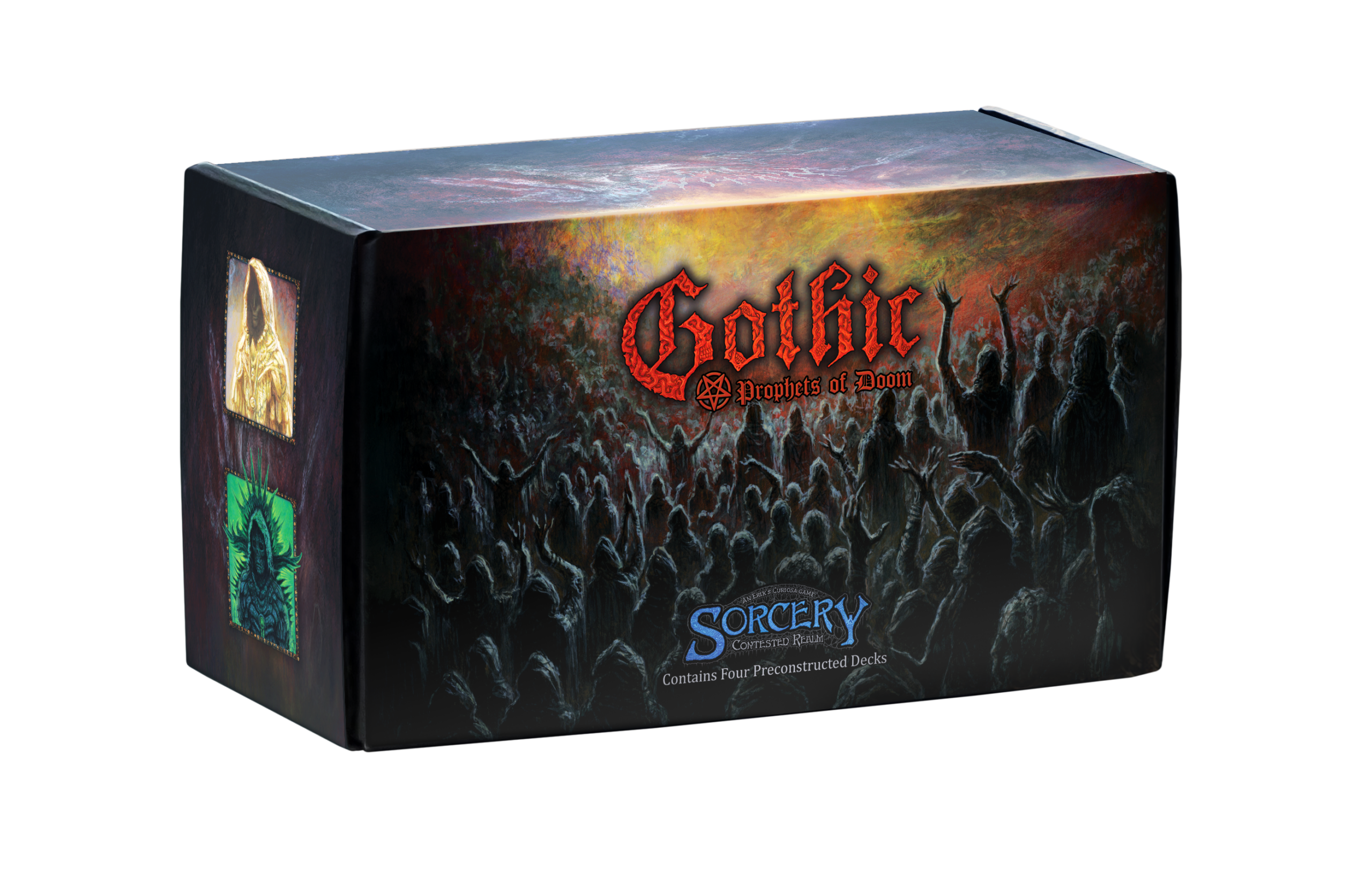 Sorcery TCG: Gothic - Prophets of Doom - Preconstructed Deck Display (4 decks) - Engels - productfoto