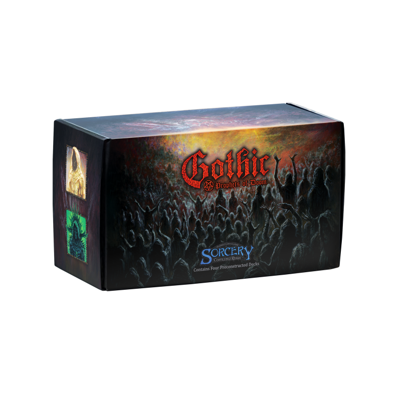 Sorcery TCG: Gothic - Prophets of Doom - Preconstructed Deck Display (4 decks) - Engels - achterzijde